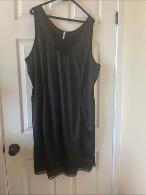 Vintage Patricia lingerie black slip retro